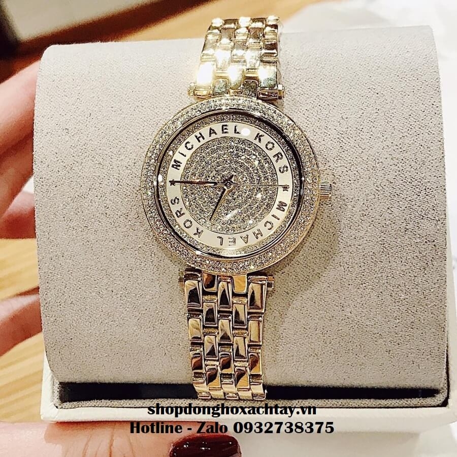 Đồng Hồ Nữ Michael Kors MK3445 33mm Dây Kim Loại Màu Vàng Shop Đồng Hồ ...