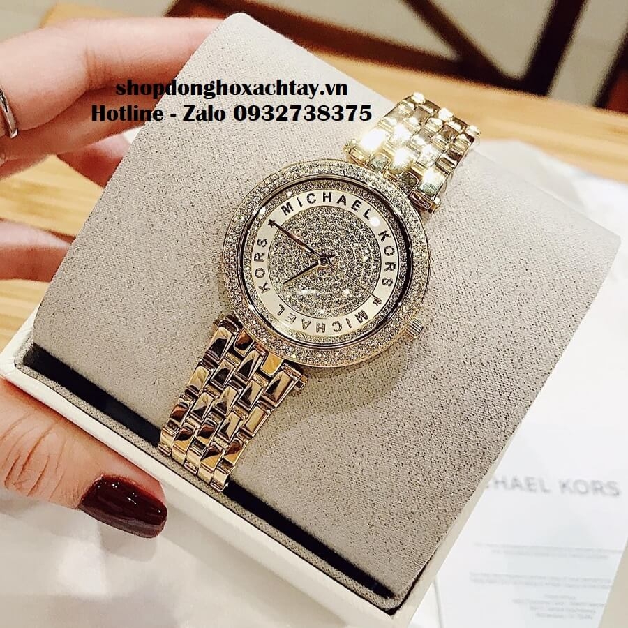 Đồng Hồ Nữ Michael Kors MK3445 33mm Dây Kim Loại Màu Vàng Shop Đồng Hồ ...