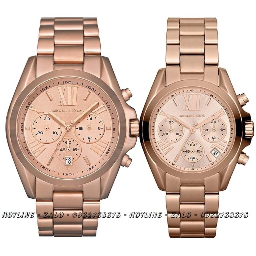 Đồng hồ Michael Kors nữ chính hãng MK6597 Ritz Chronograph Gold 37mm   DWatch Authentic