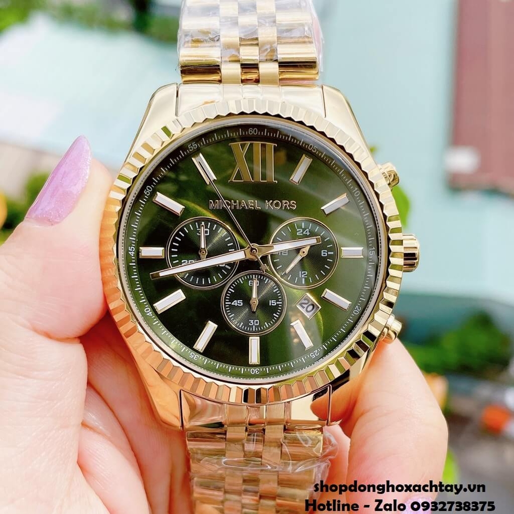 Mua Michael Kors Lexington Chronograph Stainless Steel Watch trên Amazon Mỹ  chính hãng 2023  Giaonhan247