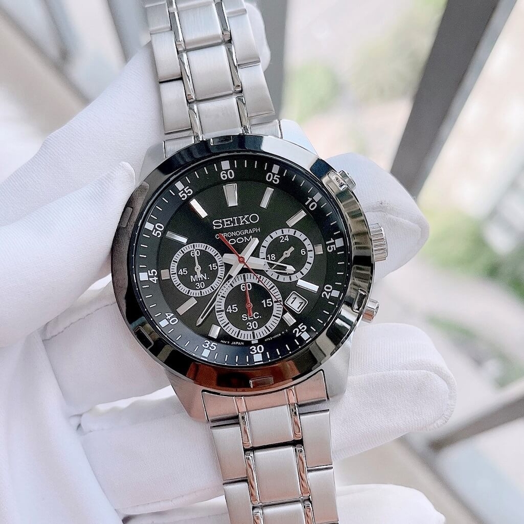 Đồng Hồ Nam Seiko SKS611P1 Sapphire Chính Hãng 43mm Shop Đồng Hồ Xách Tay