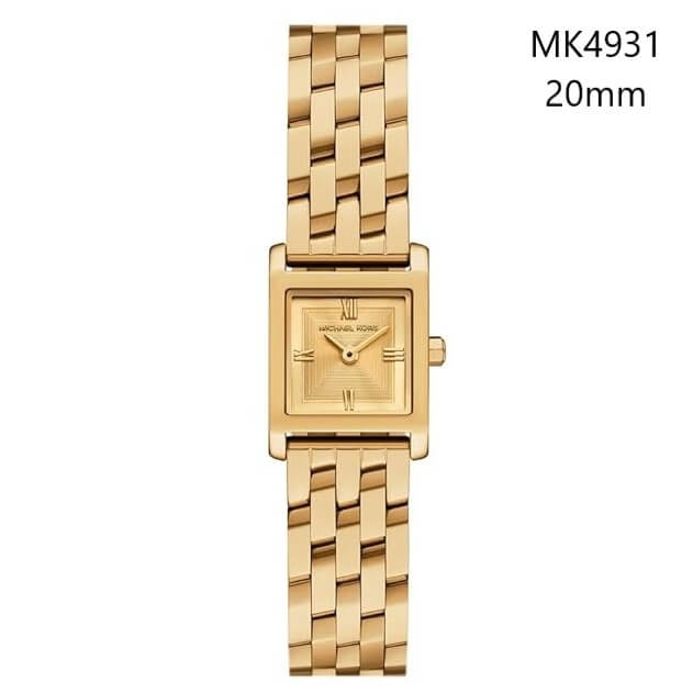 Đồng Hồ Nữ Michael Kors Georgie MK4931 Quartz Dây Kim Loại Màu Vàng Size Nhỏ 20mm