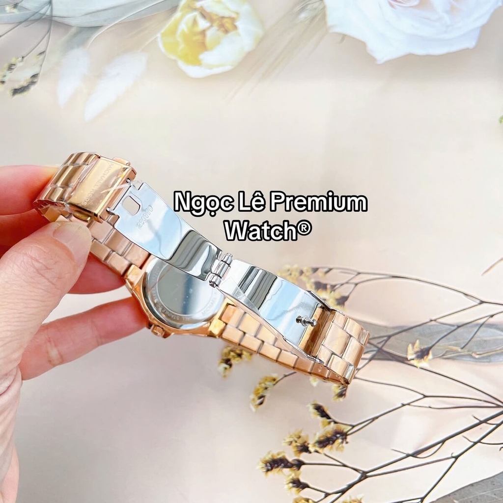 Đồng Hồ Nữ Michael Kors MK7279 Lennox Dây Kim Loại Màu Rose Size 33mm ...