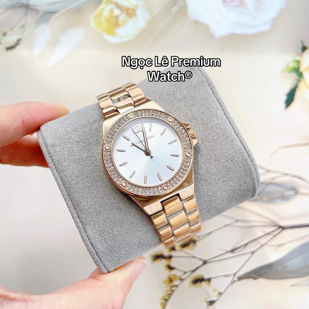 Đồng Hồ Nữ Michael Kors MK7279 Lennox Dây Kim Loại Màu Rose Size 33mm ...