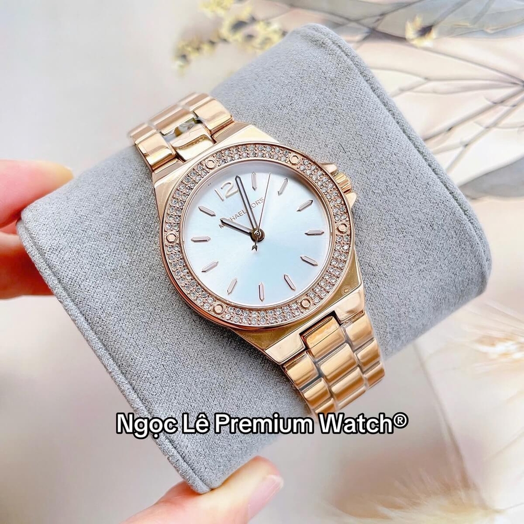 Đồng Hồ Nữ Michael Kors MK7279 Lennox Dây Kim Loại Màu Rose Size 33mm ...