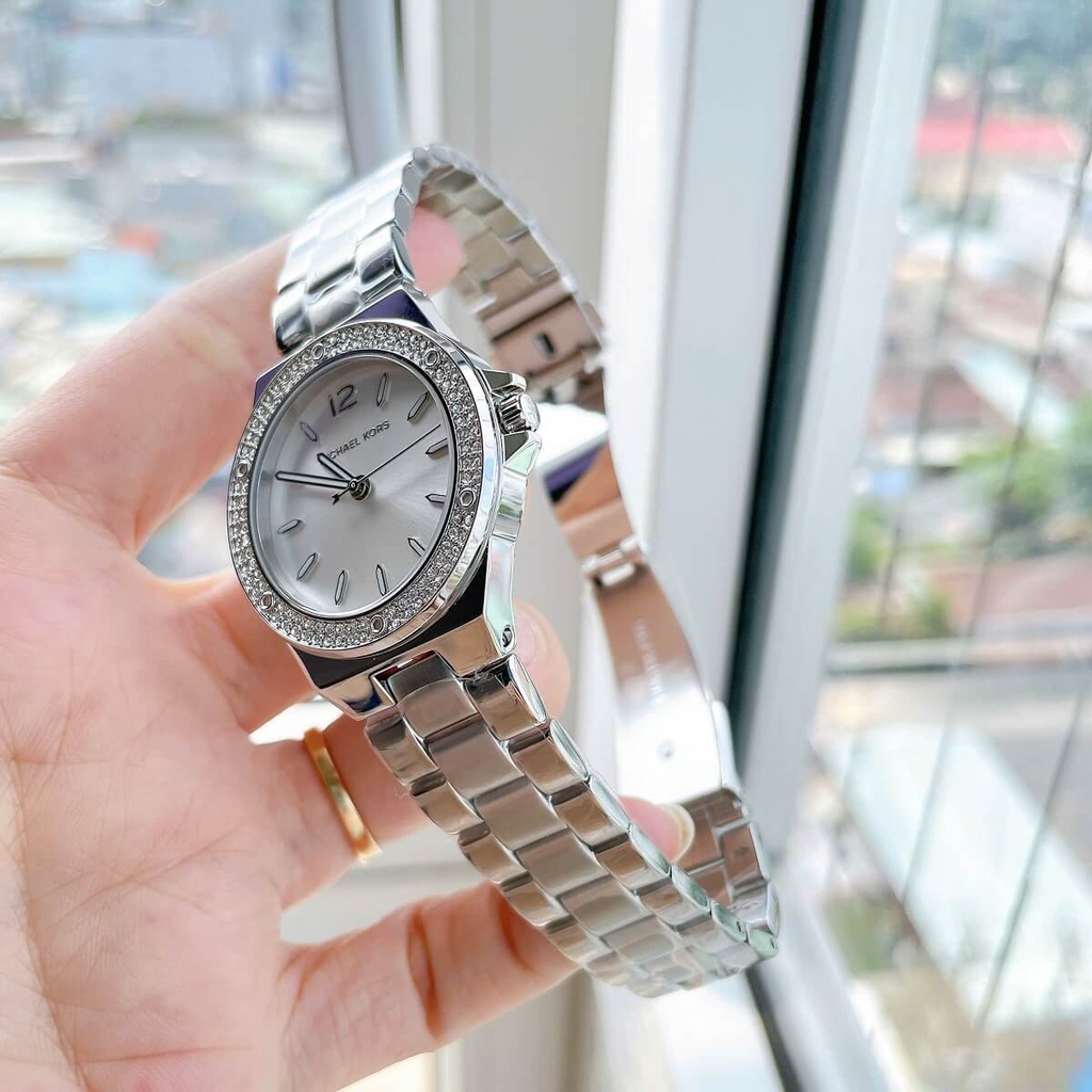 Đồng Hồ Nữ Michael Kors MK7280 Lennox Dây Kim Loại Màu Silver 33mm Shop ...