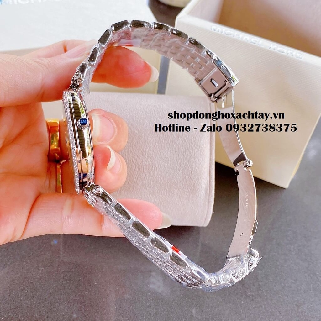 Đồng Hồ Michael Kors MK3779 Silver 39mm Nữ Shop Đồng Hồ Xách Tay