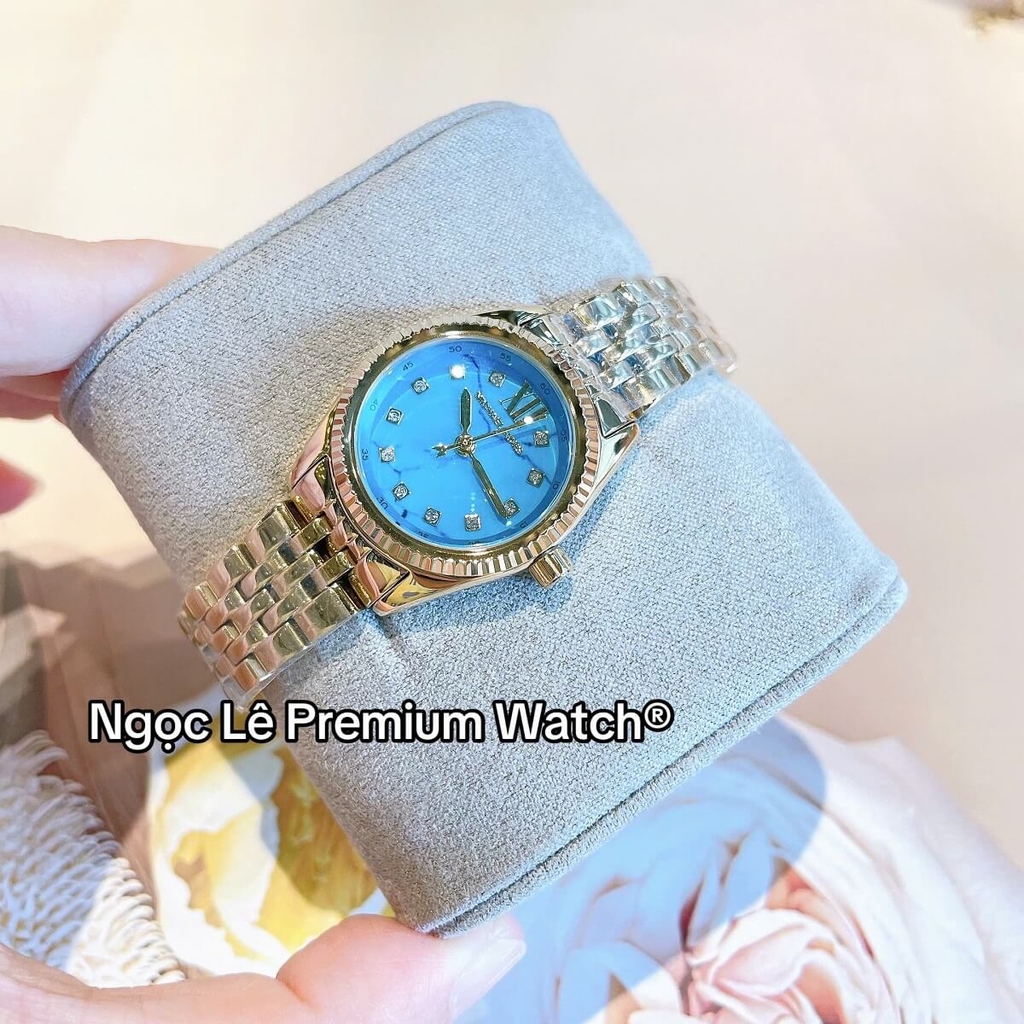 Đồng Hồ Nữ Michael Kors MK4813 Lexington Blue Gold Size 26mm Shop Đồng ...