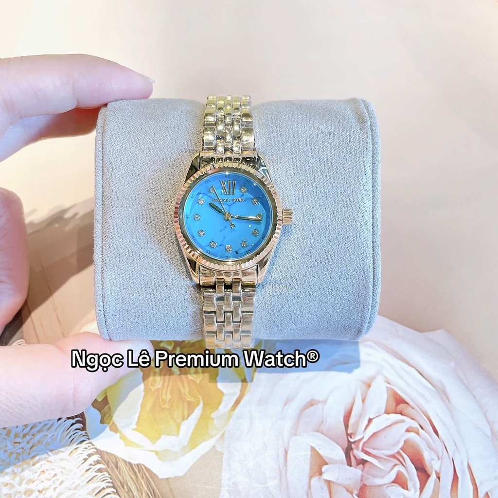 Đồng Hồ Nữ Michael Kors MK4813 Lexington Blue Gold Size 26mm Shop Đồng ...