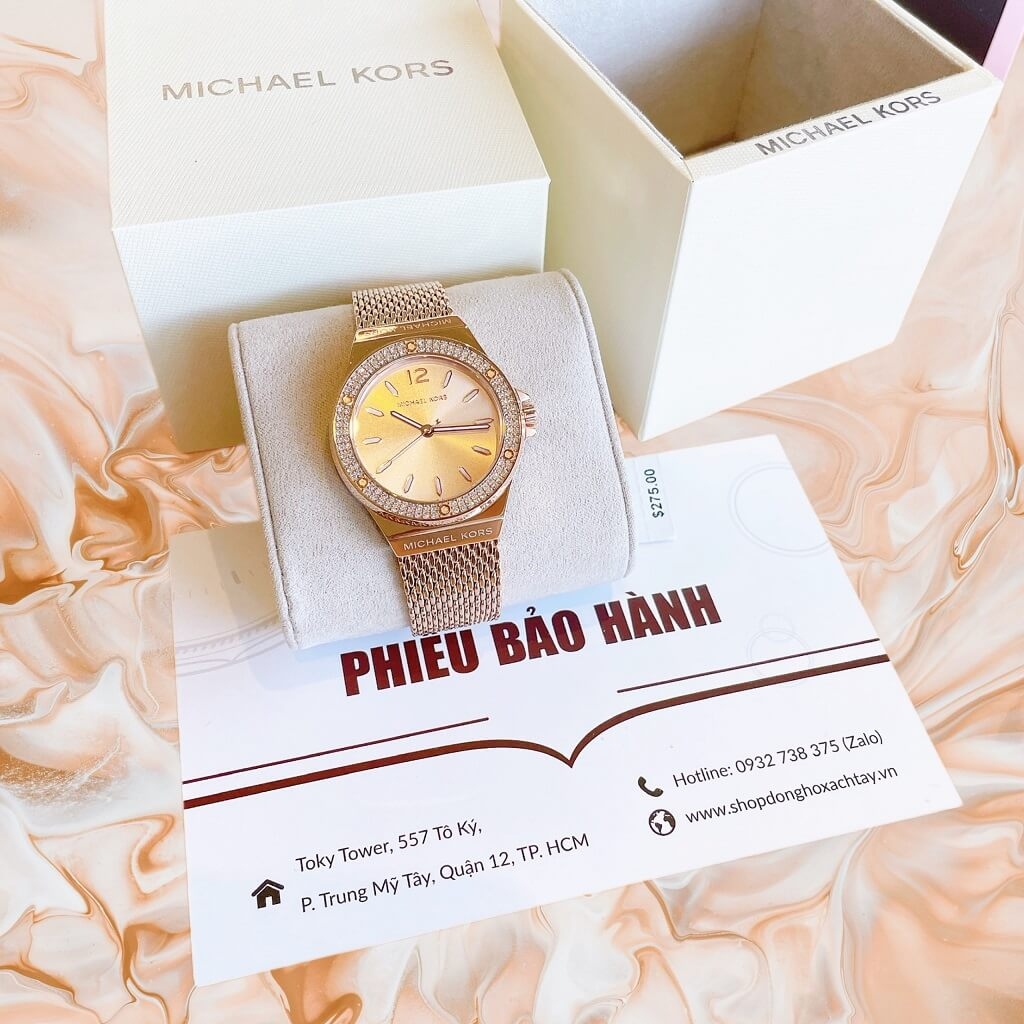 Đồng Hồ Nữ Michael Kors MK7336 Rose Gold 37mm Shop Đồng Hồ Xách Tay