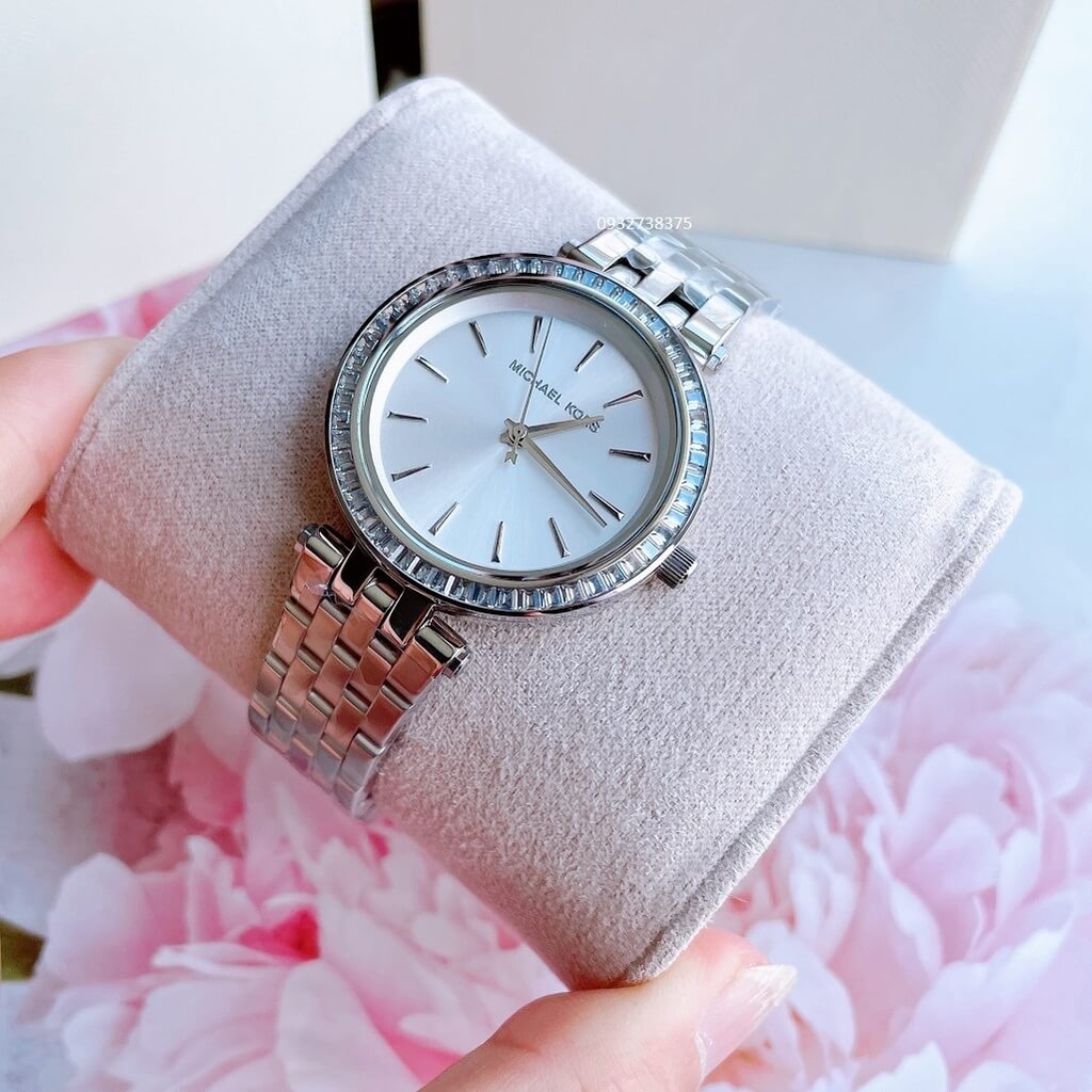 Đồng Hồ Michael Kors MK3364 33mm Thép Không Gỉ Silver Shop Đồng Hồ Xách Tay