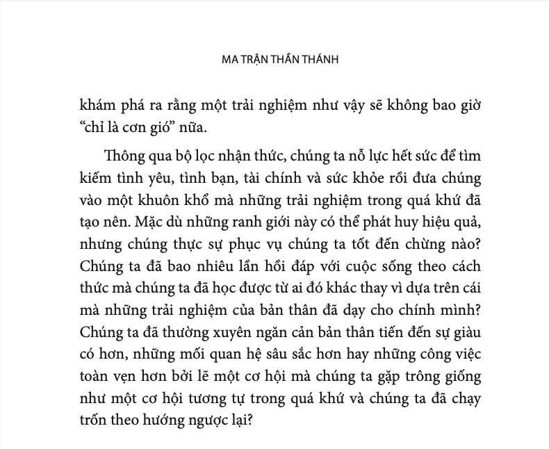 Sách Mới - Ma Trận Thần Thánh