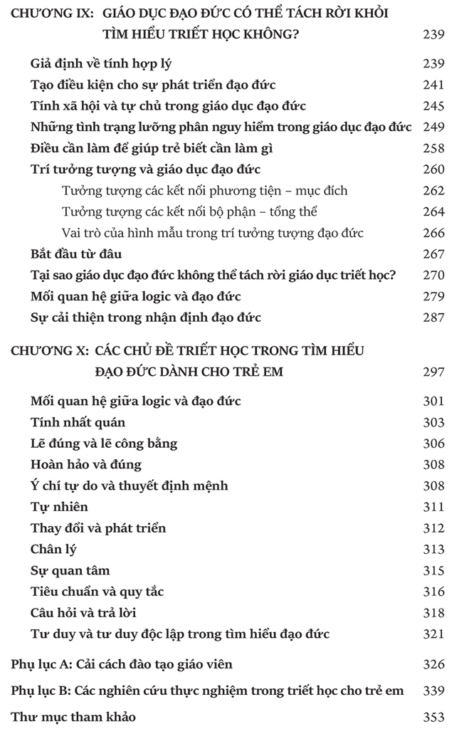 Dạy Triết Học Cho Trẻ Em