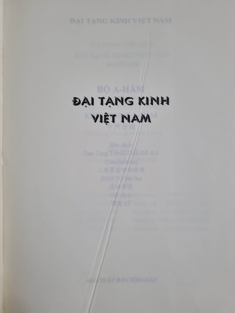 Đại Tạng Kinh Việt Nam (Bản 2008) - Chùa Quảng Hương Già Lam ấn tống