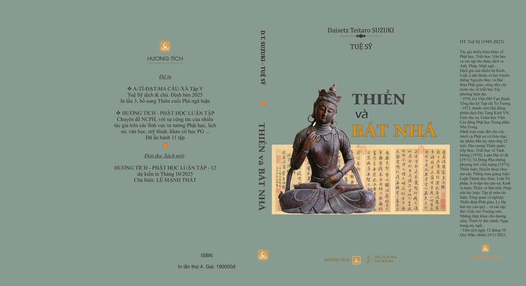SÁCH MỚI - Thiền và Bát Nhã (Tuệ Sỹ)