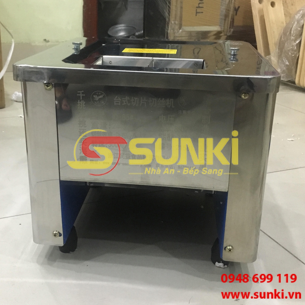 Máy thái thịt sống 2 ngăn 2.5x5cm