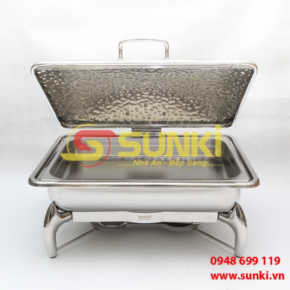 Nồi Buffet chữ nhật nắp sần 1101CH