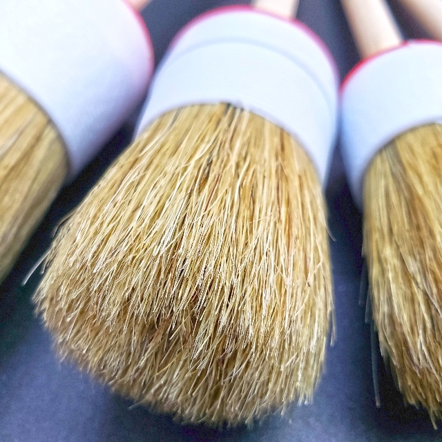 Bộ Chổi Cán Gỗ Lông Lợn Rừng