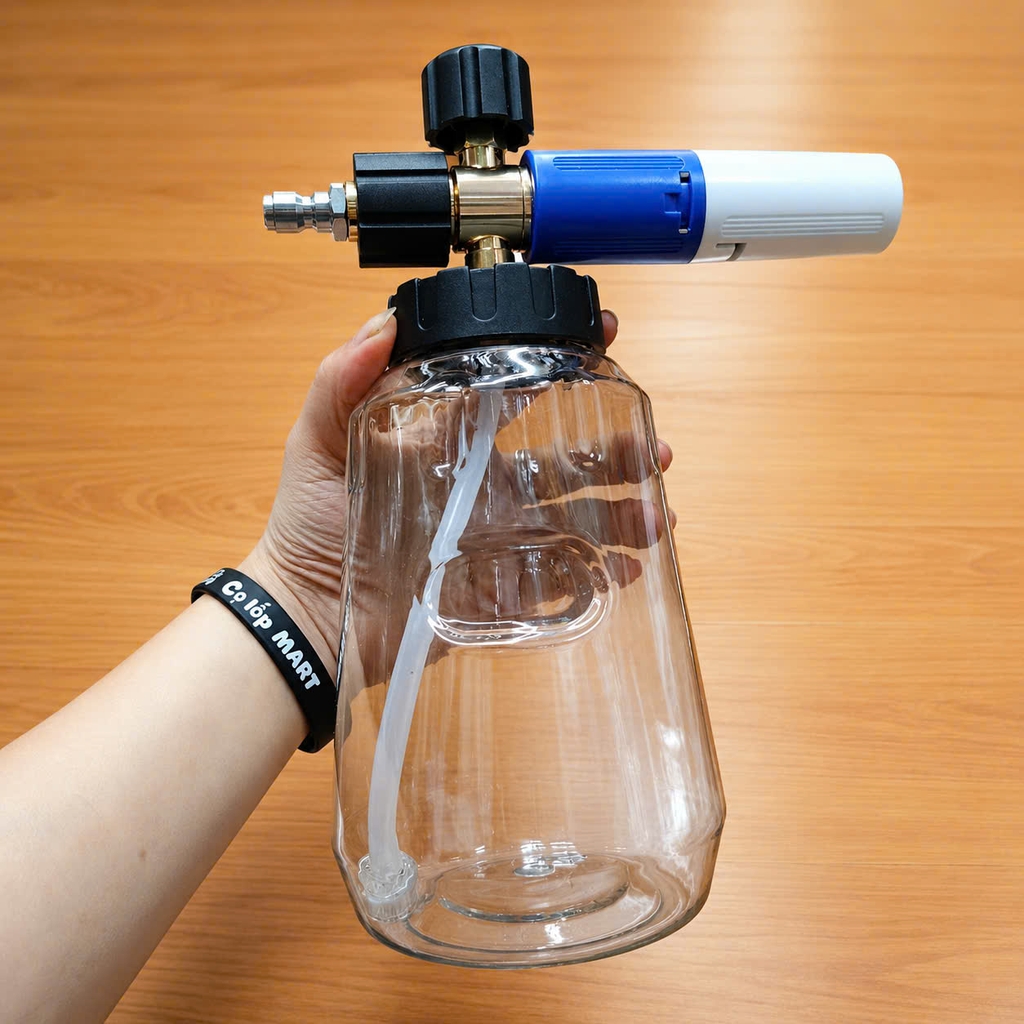Mã Lẻ Bình PA Tạo Bọt Cực Tơi NK 1000ml Có Bình Chia Sẵn Tỉ Lệ Pha