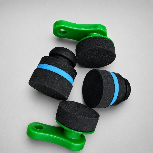 Tay Cầm Dưỡng Sáp và Mút Dưỡng 3 inch