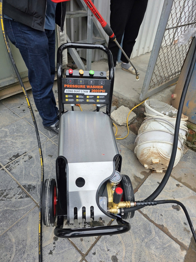 Máy Rửa Xe Cao Áp 3200psi 5.5kw - 3 Pha
