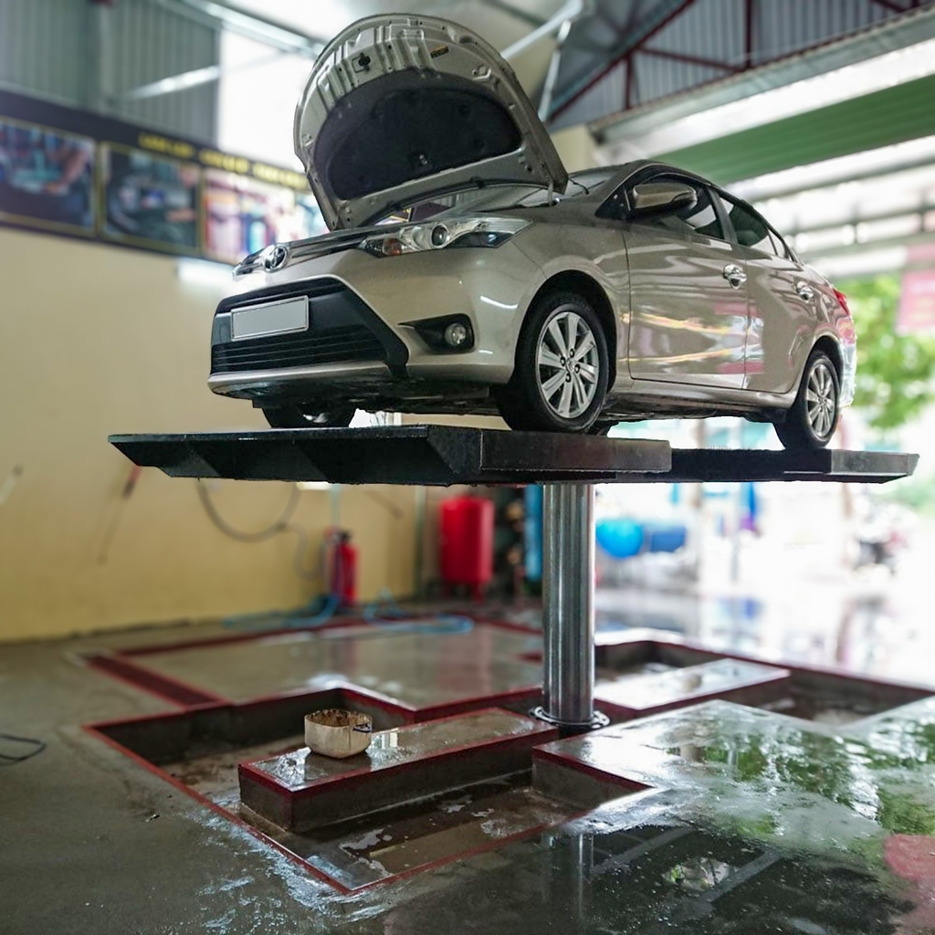 Cầu Nâng 1 Trụ Ấn Độ - Ty Mạ Crom