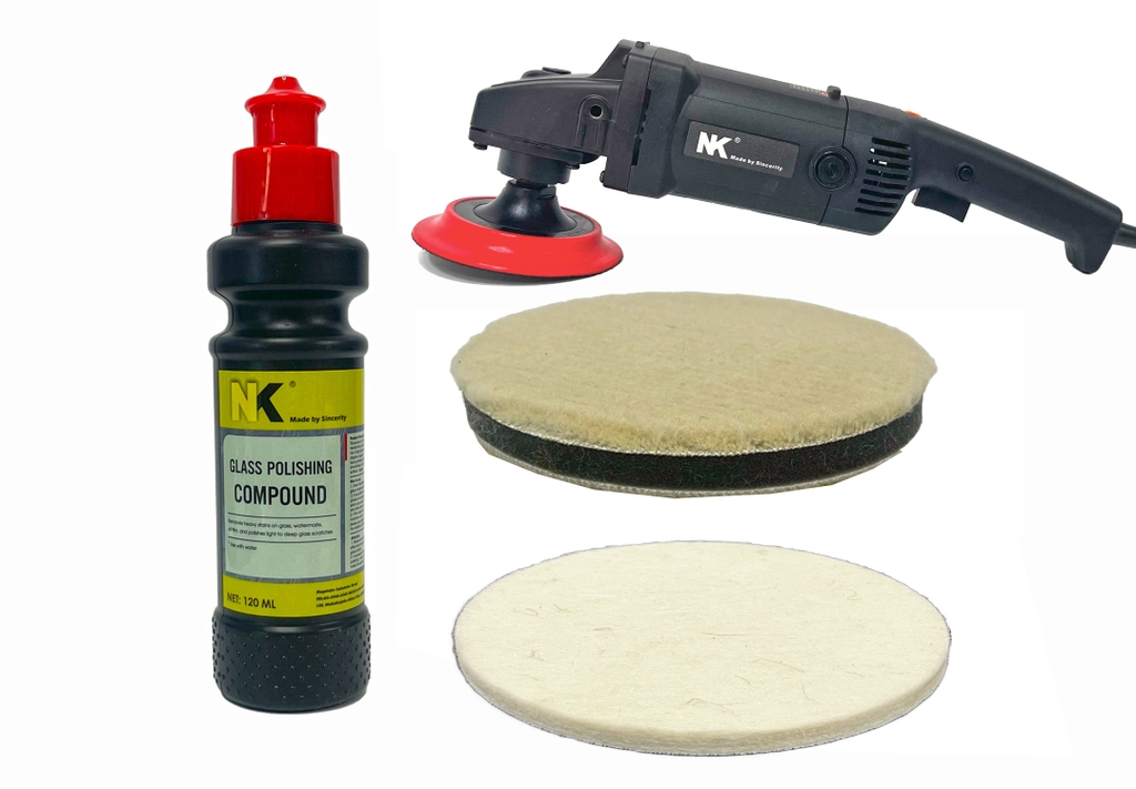 Combo Đánh Bóng Kính, Xóa Xước Kính NK