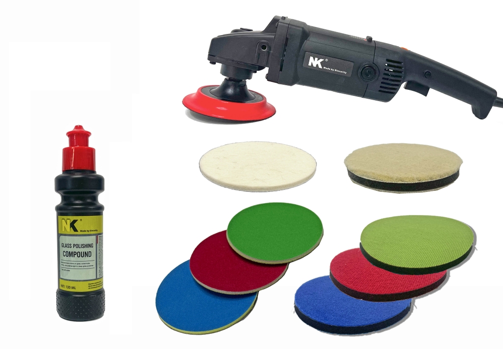 Combo Đánh Bóng Kính, Xóa Xước Kính NK
