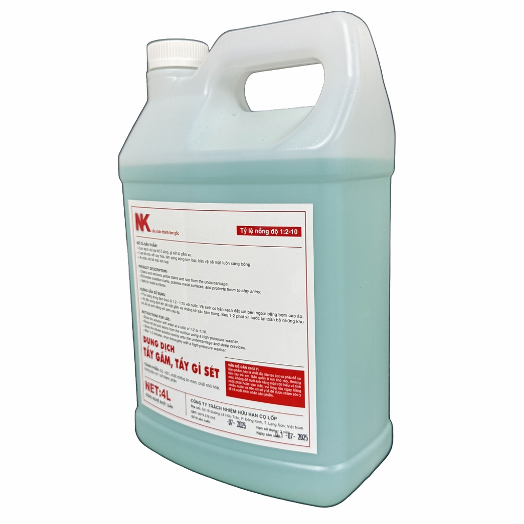 Dung Dịch Tẩy Gầm Xe Hơi NK –Tỉ lệ : 1:2~1:10