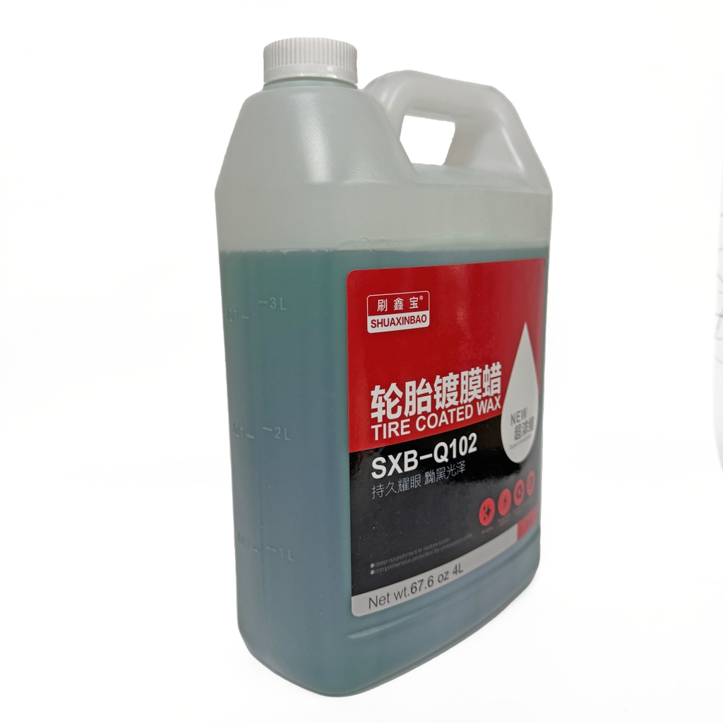 Dung Dịch Bóng Lốp Đen Lì Dưỡng Lốp 4L (Q102)- Tỉ Lệ 1:4