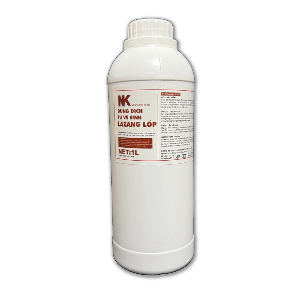 Dung Dịch Tự Vệ Sinh Lốp, Lazang & Khoang Máy NK KHÔNG CHÁY - Wheel & Tire Self Cleaner - Tỉ Lệ 1:10