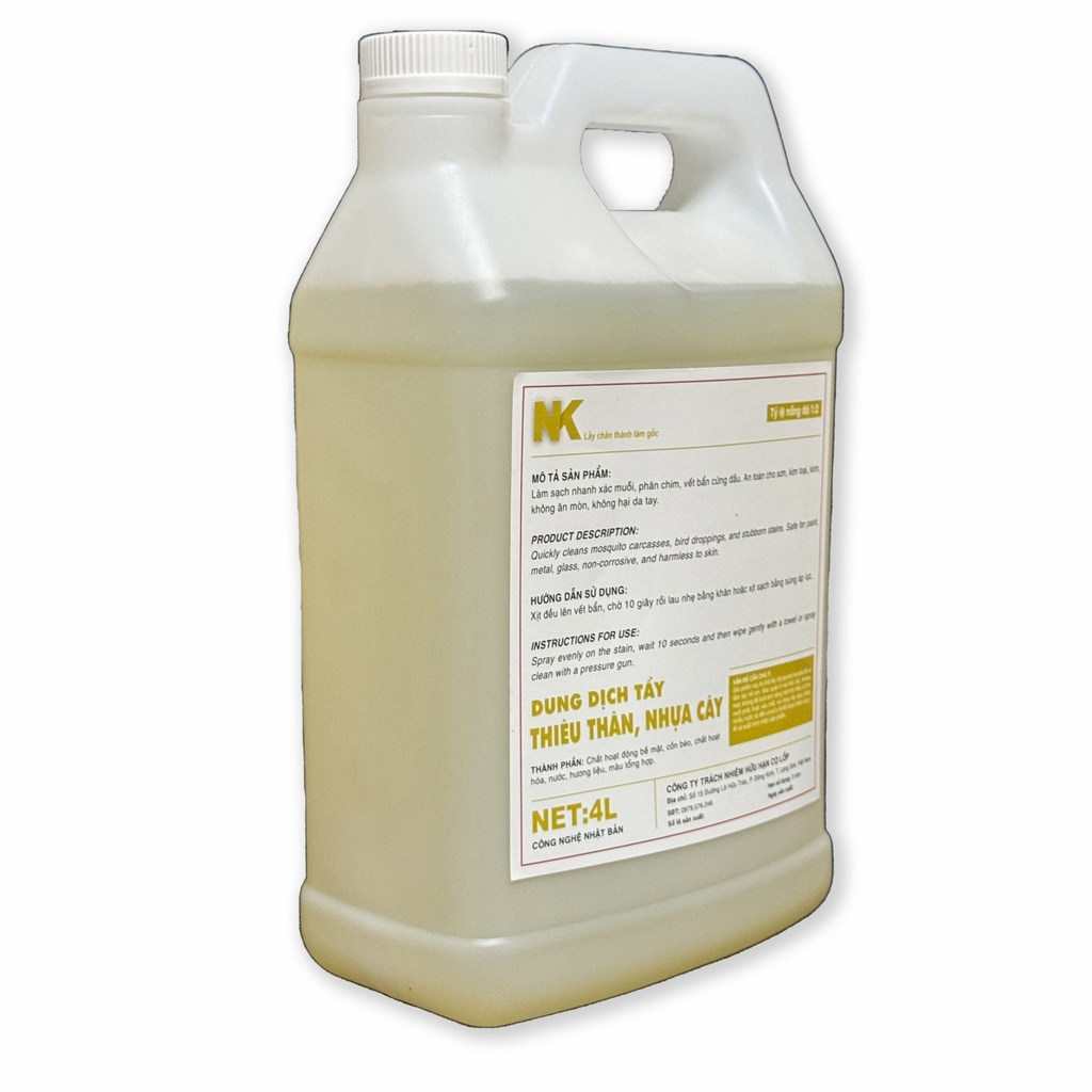 Dung Dịch Vệ Sinh Thiêu Thân, Nhựa Cây NK - Bug Remover - Tỉ Lệ 1: 2