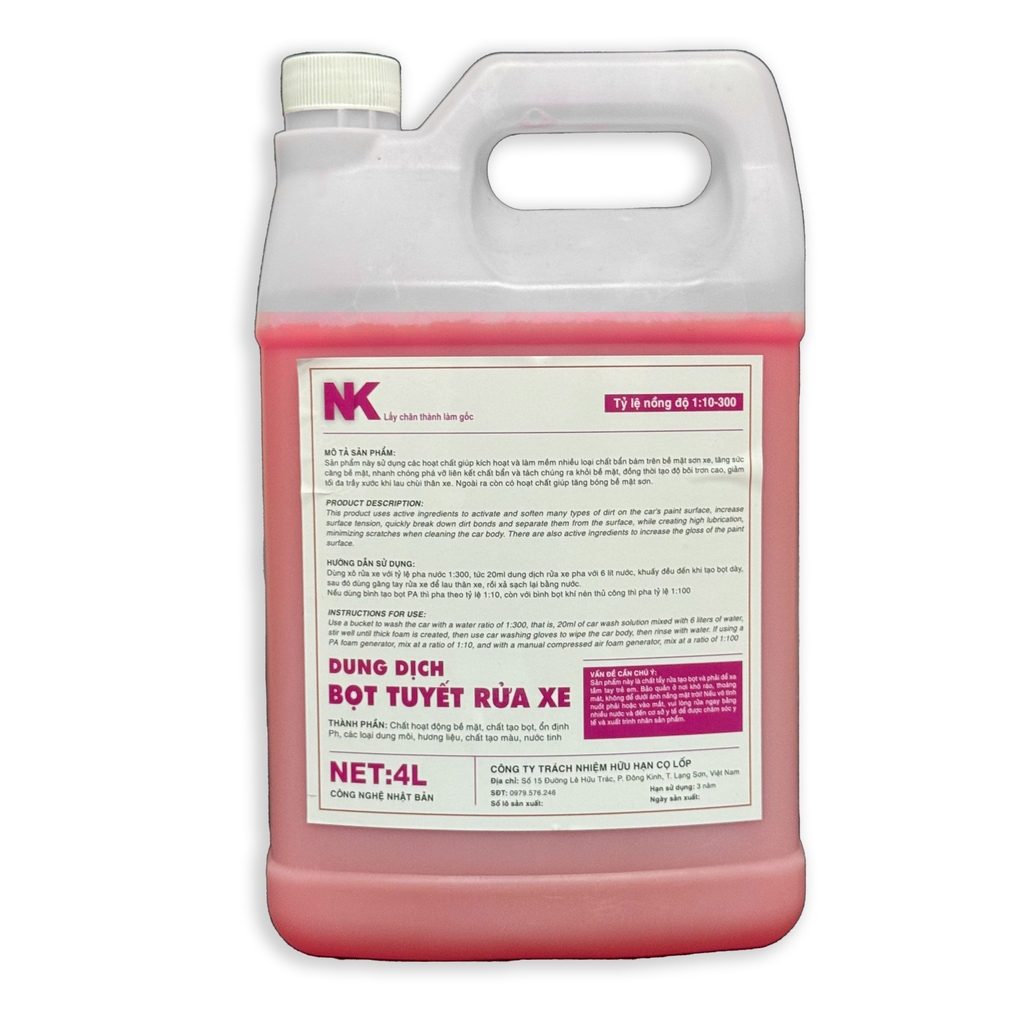 Dung Dịch Bọt Tuyết Bước 2 Siêu Đậm Đặc - MEGA FOAM CAR WASH SHAMPOO