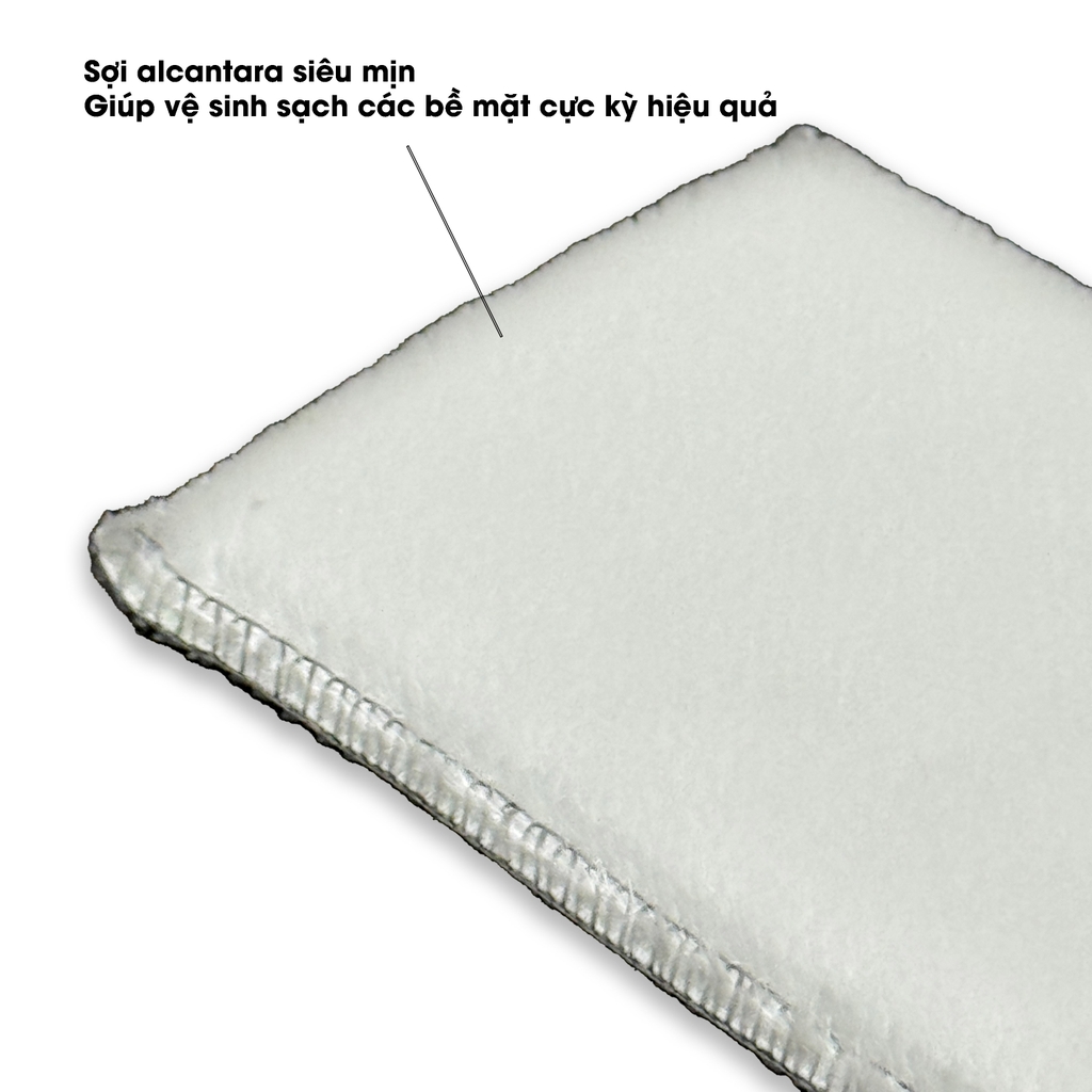Mút Vệ Sinh Nội Thất Sợi Alcantara - Hàng Cao Cấp