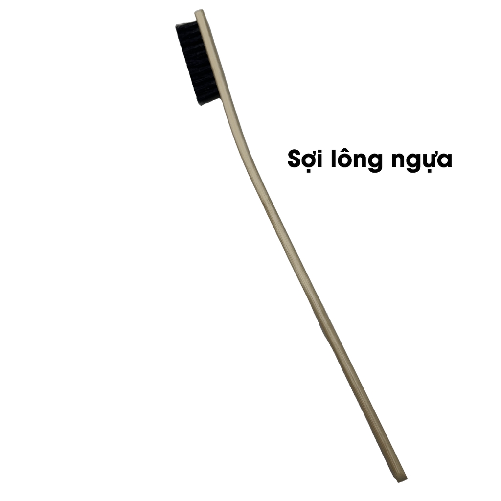 Chổi Lông Ngựa Cán Tre Đực Vệ Sinh Lazang 40cm