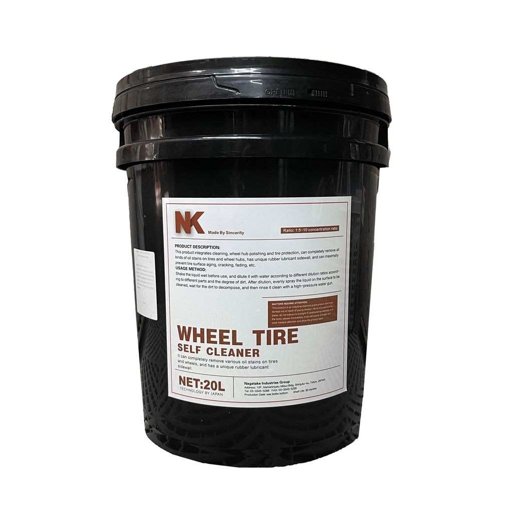 Dung Dịch Tự Vệ Sinh Lốp, Lazang & Khoang Máy NK KHÔNG CHÁY - Wheel & Tire Self Cleaner - Tỉ Lệ 1:10