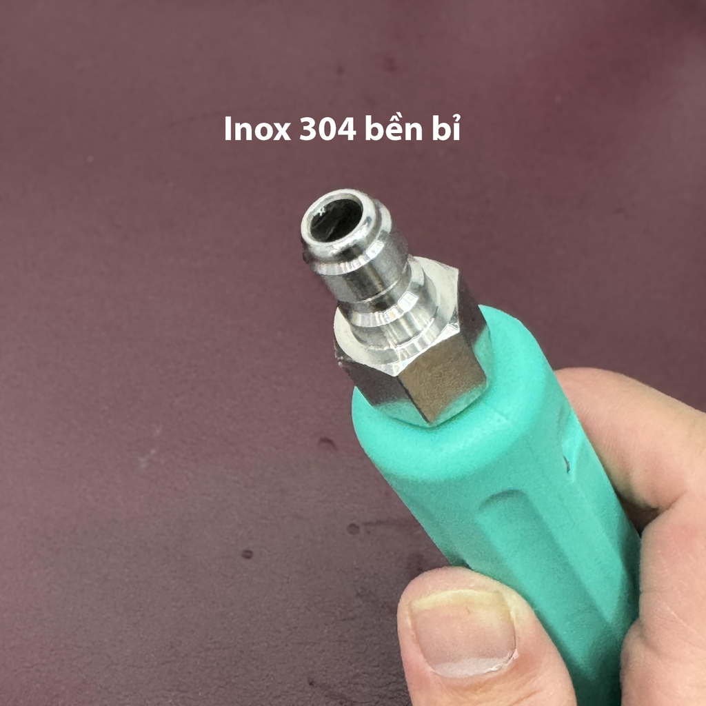 Thanh Nối Dài Súng Cao Áp 20CM & 50CM - Đầu Inox Tự Gài