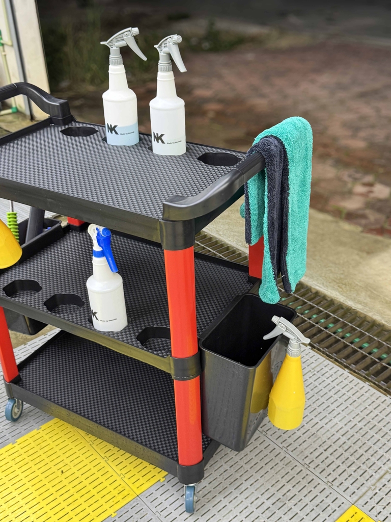 Xe Đẩy 3 Tầng Nhỏ Gọn | Có Giỏ Chứa Đồ