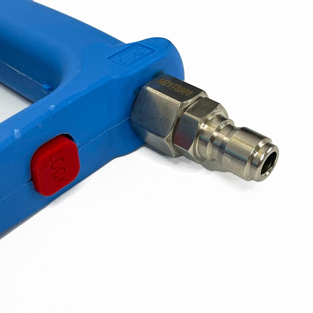 Súng Cao Áp 350 BAR - Có Khớp Chống Xoắn -  Ren Cái M16, Đầu Gắn Béc Nối Nhanh 1/4