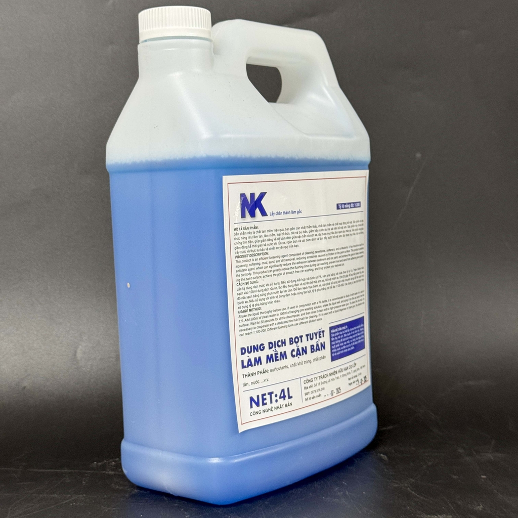 Dung Dịch Bọt Tuyết Bước 1 Nhũ Hóa Đất Cát NK - Sediment Softening - Tỉ Lệ 1:200