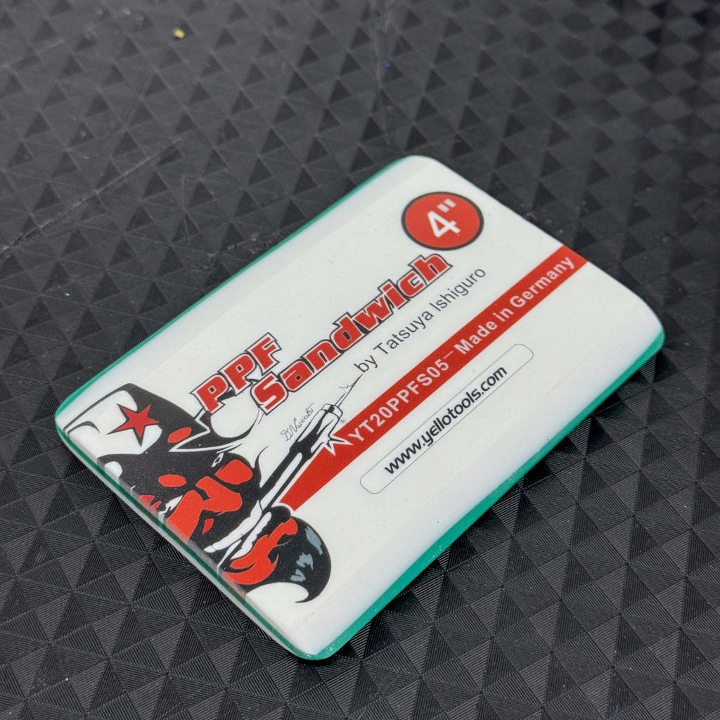 Gạt APE Duo 4” – 2 Độ Cứng Mềm/Cứng – Ép Nước Mạnh, Không Xước PPF