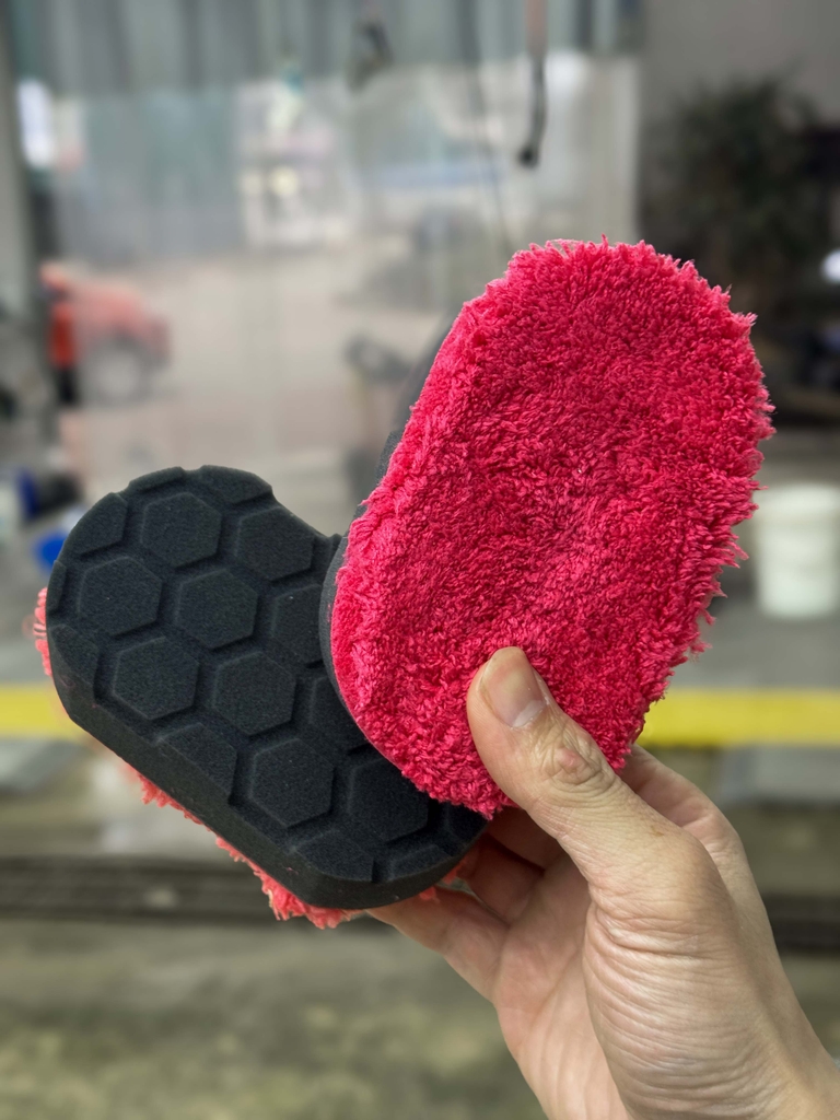 Mút Cầm Tay Đánh Bóng / Dưỡng Sáp Sợi Microfiber
