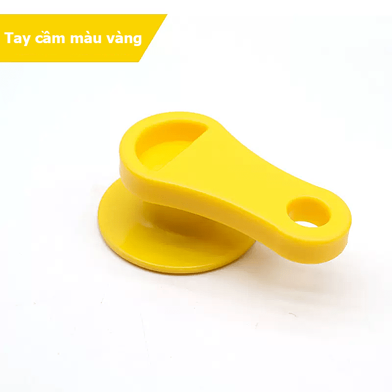 Tay Cầm Nhựa Gắn Mút Dưỡng Tròn 3 inch