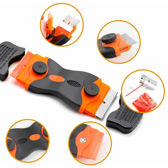 Dao Vệ Sinh Kính 2 Đầu Lưỡi Thép / Nhựa