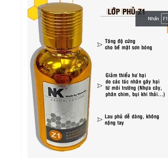 Type Z - Dung Dịch Phủ Ceramic NK Cao Cấp