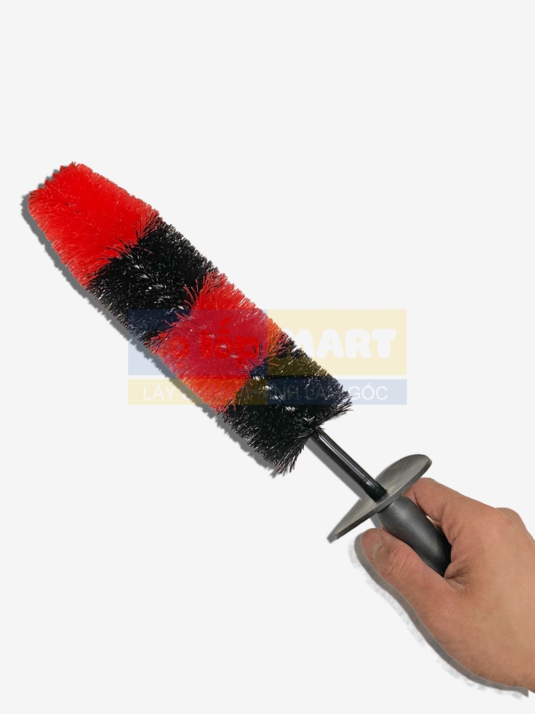 Chổi Vệ Sinh Lazang Sợi Nylon - Khoang Máy Đỏ Đen