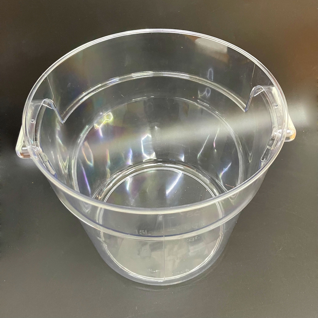 Xô Rửa Xe Nhựa Cứng Trong Suốt 18 L