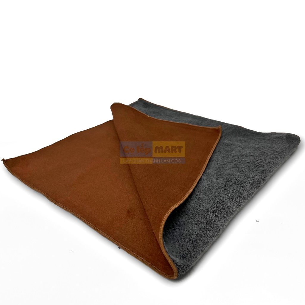 Khăn Hai Mặt Da Bò & Microfiber Cao Cấp NK