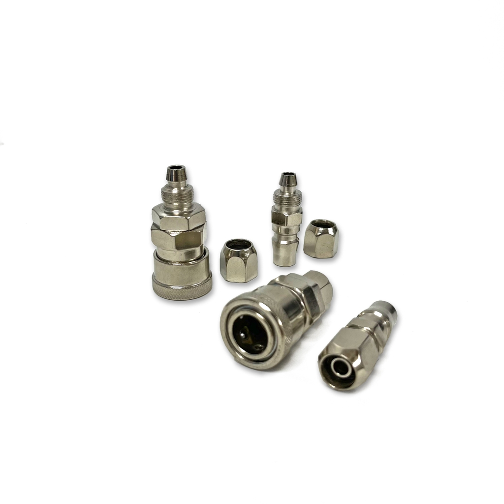 Combo Đầu Nối Nhanh Dây Hơi 6,5x10mm ĐỰC + CÁI