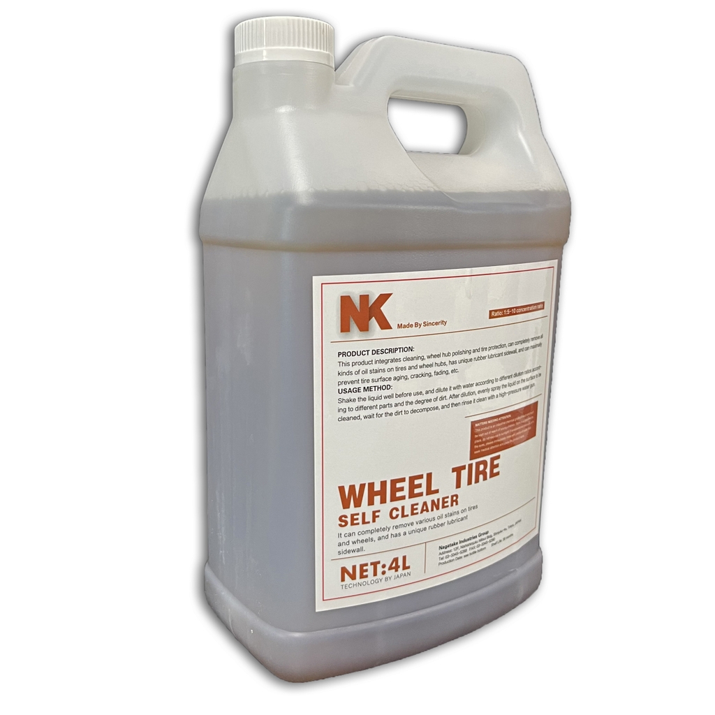 Dung Dịch Tự Vệ Sinh Lốp, Lazang & Khoang Máy NK KHÔNG CHÁY - Wheel & Tire Self Cleaner - Tỉ Lệ 1:10